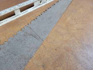 48 Level and Antique Saw Blade - NO SHIPPING