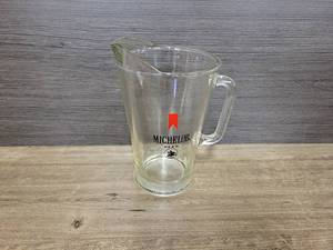 lot 183 image: Nice Heavy Glass Michelob Beer Pitcher - 9 Tall