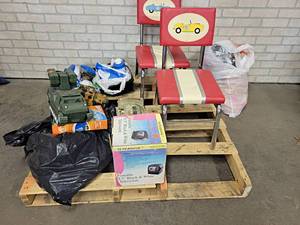 lot 151 image: Large Lot of Toys, Inflatables, Kids Chairs and More - NO SHIPPING
