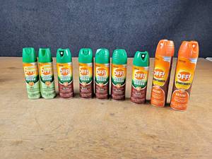 lot 87 image: (9) NEW OFF Deep Woods & Sportsmen insect Repellents - NO SHIPPING