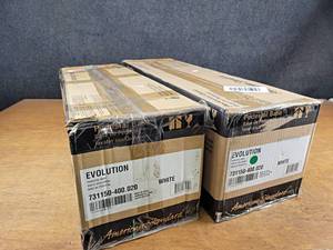 lot 88 image: Pair of NEW American Standard Pedestal Sink Bases - Part No. 731150-400.020 - Bases ONLY