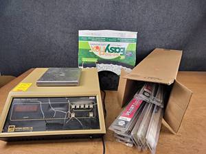 lot 91 image: Scale, Landscape Edging and New Windshield Wipers - Scale Powers on but does not read weights - NO SHIPPING