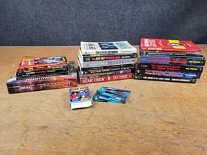 lot 94 image: STAR TREK Collection - Books and Playing Cards - Klingon Dictionary and More