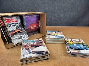 lot 98 image: Vintage Popular Mechanics, Hot Rod and More Magazines - Lots of Cool Ads