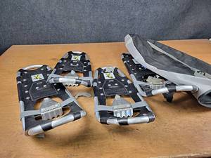 lot 102 image: Lot of (4) ATLAS Snowshoes - All Need Strap Repair