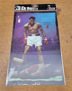 lot 109 image: 3-D Poster of Muhammad Ali vs Sonny Liston - 11 x 17
