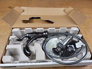 lot 120 image: DELTA Venetian Bronze Single Handle Center Set Lavatory Faucet w Pop Up Drain - Part No. 594-RBMPU-DST