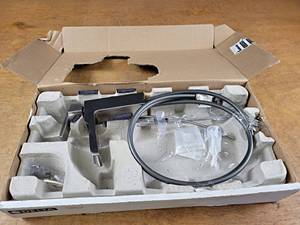 lot 121 image: DELTA Ara Single Handle Channel Waterfall Faucet - Part No. 568LF-SSMPU