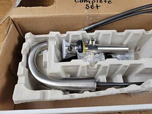 lot 122 image: DELTA Stryke Single Handle Bathroom Faucet - Part No. 577-SSMPU-LHP-DST