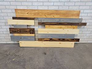lot 148 image: Hand Crafted Christian Cross Wall Dcor - Overall about 64 x 33 - NO SHIPPING