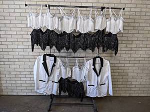 lot 212 image: Lot of (8) Tenth House Dance Costumes, COSMIC Style and (2) Costume Dress Jackets
