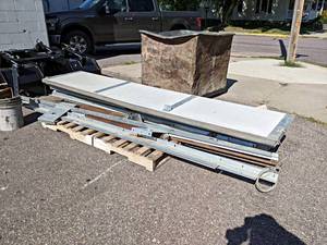 lot 3 image: 10 Wide x 9 Tall Insulated Garage Door - Includes Rails Spring and Hardware - NO SHIPPING
