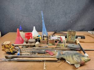 lot 237 image: Large Lot of Hardware, Tools and More - NO SHIPPING
