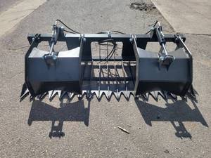 NEW Skidloader Hydraulic Grapple  Rock Bucket - 79 Wide