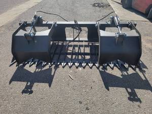 NEW Skidloader Hydraulic Grapple  Rock Bucket - 83 Wide