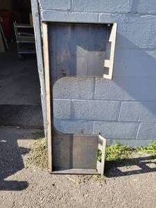 NEW Skidloader Blank Plate w Cutout - 14 Steel - Unpainted
