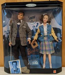 lot 03 image: Vintage 1999 Barbie Loves Frank Sinatra Collectors Edition Set Still in Box $150 Value