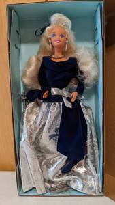 lot 07 image: Vintage 1995 Glamour Avon Barbie Doll Vintage Limited Edition Winter Velvet Barbie-An Avon Exclusive NEW In Original Box
