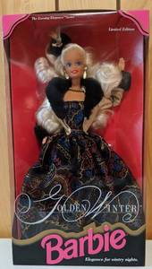 lot 13 image: Vintage 1993 Barbie Golden Winter Limited Edition Doll