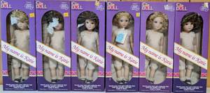 lot 52 image: Vintage 1992 My Name is Katie Craft Doll 14 Collection 6pc Collection-For Making Bed Dolls, Perfect for Crafters, & Resellers