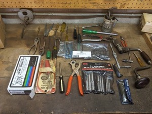 lot 46 image: All The Tools You Need- Pliers, Screwdrivers, Mini Socket Wrenches and More