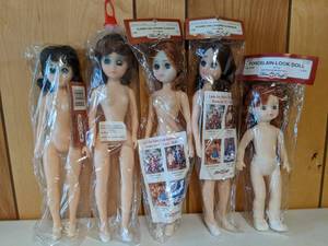 lot 59 image: Vintage Fiber-Craft Doll Collection- For Making Bed Dolls, Perfect for Crafters, & Resellers