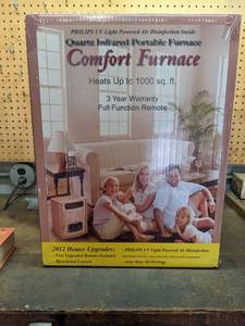 lot 85 image: Quartz Infrared Portable Furnace Comfort Furnace