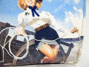 lot 38 image: St. Johns Bay Pin Up Cowgirl Canvas Bag