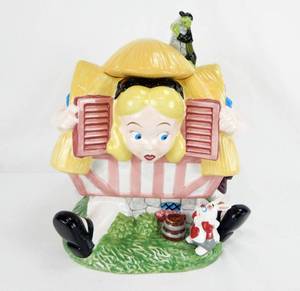 lot 8 image: New Disney Alice In Wonderland Cookie Jar in Original Box