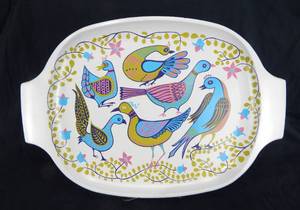 lot 47 image: Vintage Weyerhaeuser Forplex Melamine Serving Tray