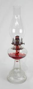 lot 46 image: Antique P and A MFG Eagle Oil Lamp