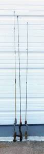 lot 115 image: Vintage Fishing Rods Including Kingfisher, South Bend and Unmarked