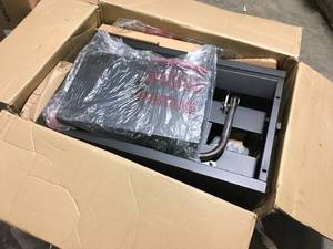 29 in. 2-Burner Propane Gas Grill in Black with Griddle Top Plus Premium Cover by Nexgrill Customr Returns See Terms on Auction