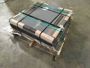 Pallet of 10 Boxes of Monza Cemento 35 in. x 35 in. Matte Porcelain Floor and Wall Tile (5 Case85.06 sq. ft.Pallet) by MSI Customer Returns See Terms on Auction