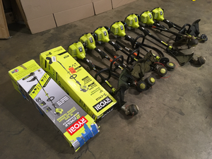 Lot of Ryobi  Trimmers Customer Returns See Terms on Auction