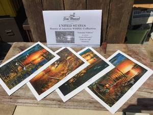 lot 28 image: Jim Hansel Beauty of America Wildlife Collection Print Set