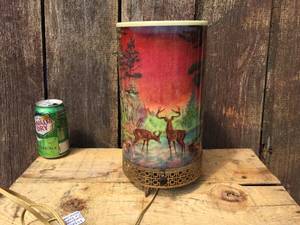 lot 33 image: 1950s Goodman Forest Fire Motion Lamp