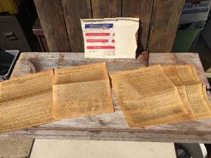 lot 49 image: Vintage 1956 Reproduction 3 Documents of Freedom