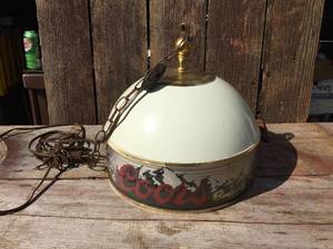 lot 64 image: Vintage Hanging Coors BeerPool Light
