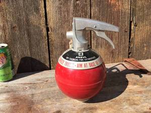 lot 68 image: Vintage ANSUL Dry Chemical Fire Extinguisher