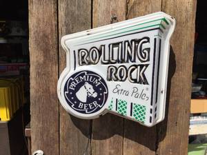 lot 135 image: Rolling Rock Light-up Sign