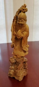 lot 31 image: Soap Stone Carving of Immortal