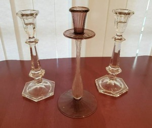 lot 203 image: Trio of Candle Holders