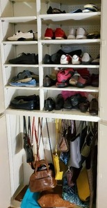 lot 179 image: Collection of Womens Shoes and handbags