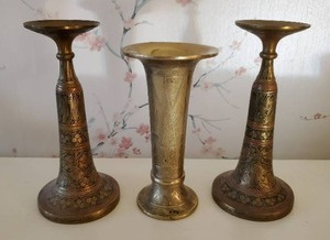 lot 182 image: Three Brass Dcor
