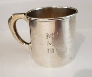 lot 311 image: 925 Sterling Cup by Webster Company
