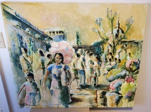 lot 327 image: Original Painting On Canvas