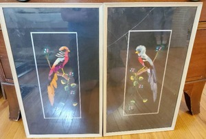 lot 362 image: Two Bird Framed Art Dcor
