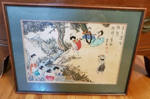 lot 363 image: Asian Style Artwork
