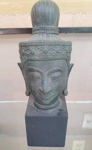 lot 101 image: Buddha Bust Statue